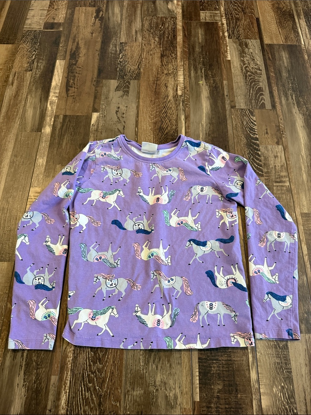 Hanna‎ Andersson Purple Unicorn Long Sleeve Tee